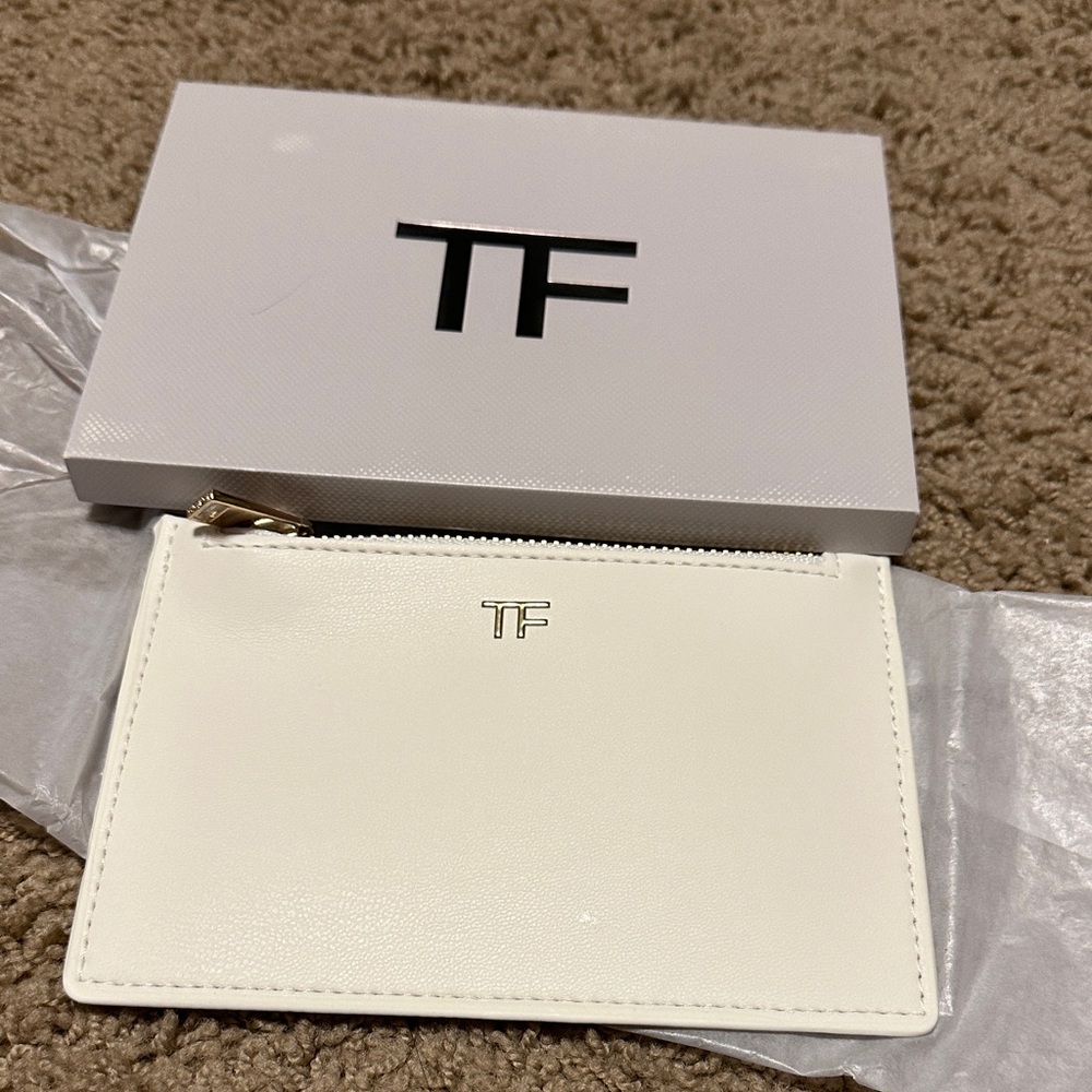 White Tom Ford Leather Holder